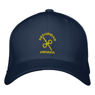 Gorra Bordada Private Security Spain Without Crown Embroidered Hat