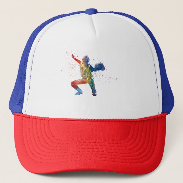 Gorra De Camionero baseball player Trucker Hat (Front)