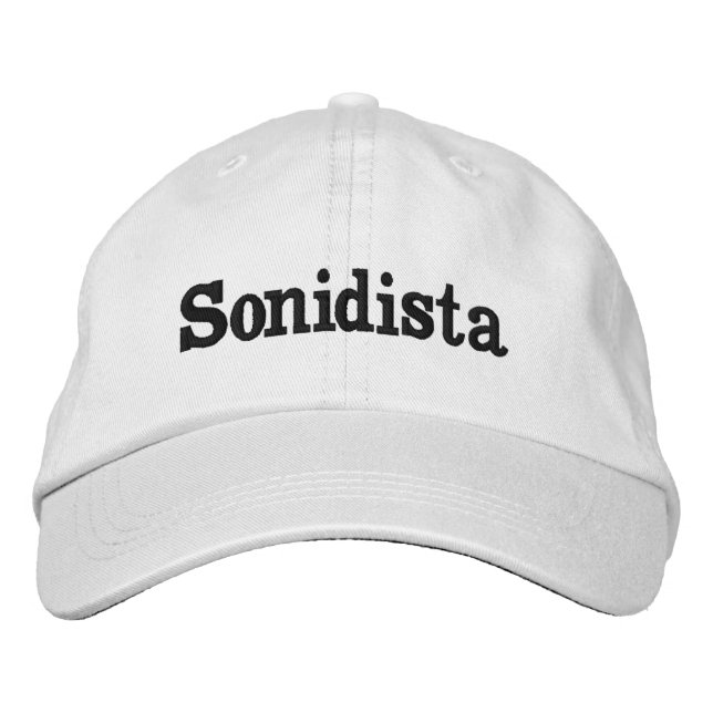 Gorra Sonidista Embroidered Hat (Front)