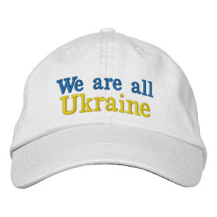 Gorra We are all Ukraine Embroidered Hat
