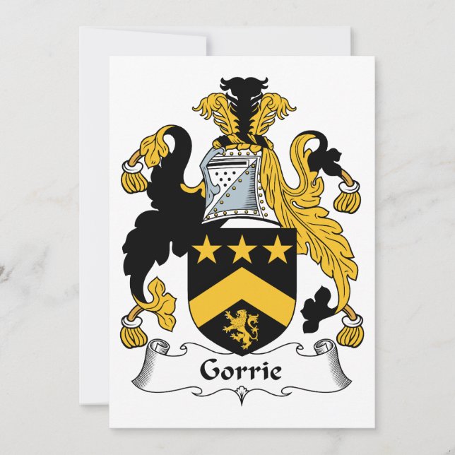 Gorrie Family Crest (Front)
