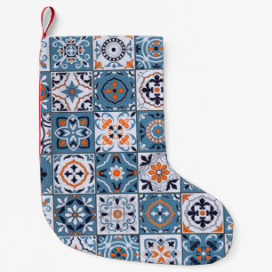 Gorsel seamless pattern in a fashionable color p small christmas stocking