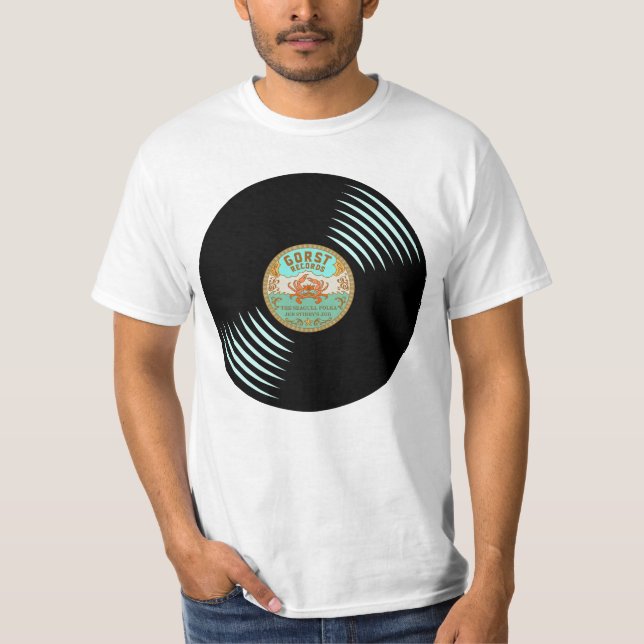 Gorst Records Vinyl Record Tee Shirt (Front)