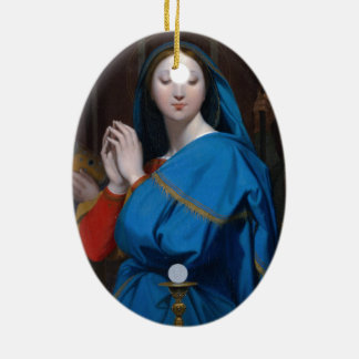 GORY TO THE HOLY HOST CERAMIC TREE DECORATION