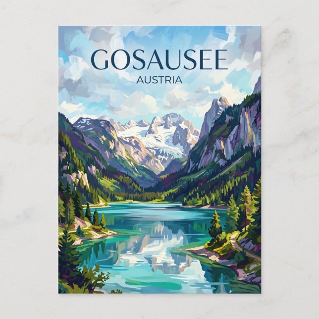 Gosausee Austria Postcard (Front)