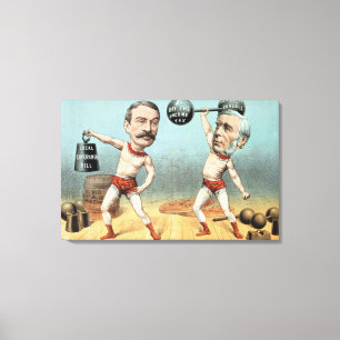 Goschen and Ritchie, the Champion Weight Canvas Print