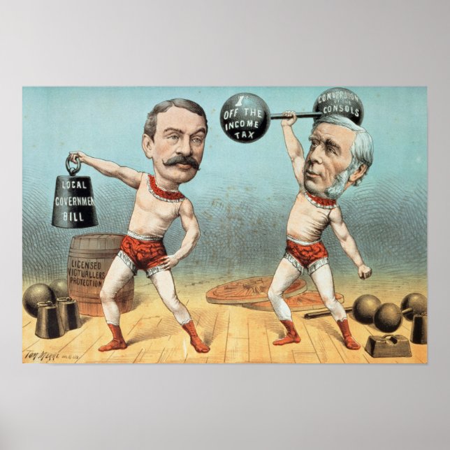 Goschen and Ritchie, the Champion Weight Poster (Front)