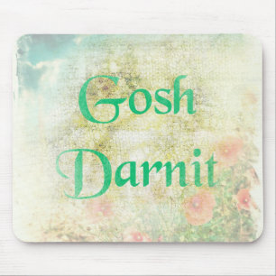 Gosh Darnit Granny Swear Series Mouse Mat