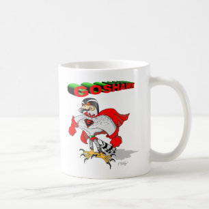 Goshawk Cartoon Coffee Mug