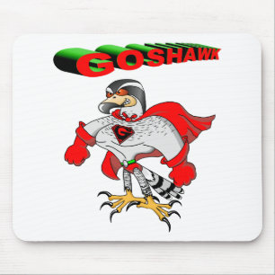 Goshawk Cartoon Mouse Mat