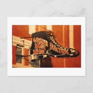 Goshen Electric Shoe Shop - One Postcard