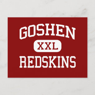 Goshen - Redskins - High School - Goshen Indiana Postcard
