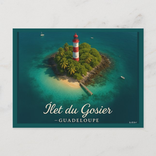 Gosier Islet Guadeloupe Postcard (Front)