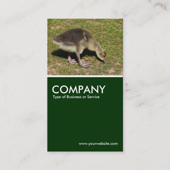 Gosling - Dark Green Business Card (Front)