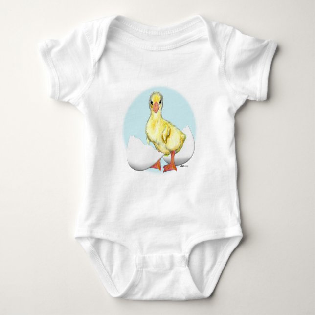 Gosling:  Just Hatched Baby Bodysuit (Front)
