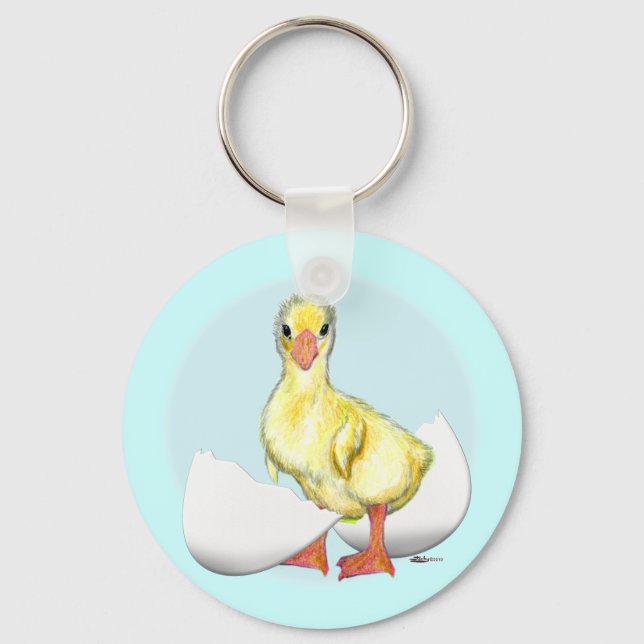 Gosling:  Just Hatched Key Ring (Front)