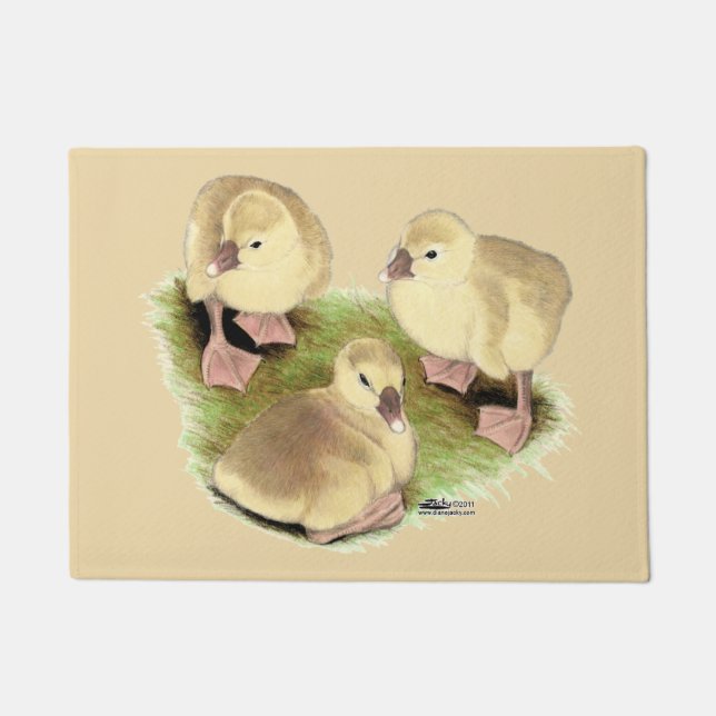 Goslings:  Buff African Doormat (Front)