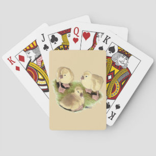 Goslings: Buff African Playing Cards
