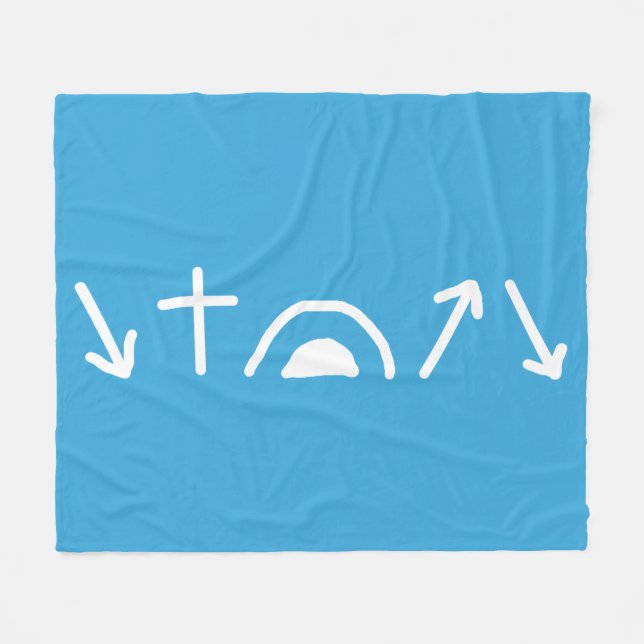 Gospel Arrows Fleece Blanket (Front (Horizontal))