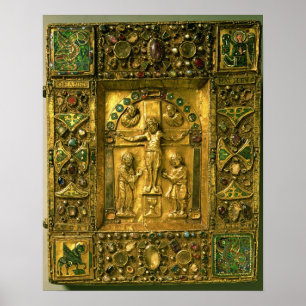 Gospel Cover, Ottonian, Germany, 11th century (gol Poster