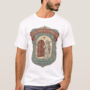 Gospel Door Key Symbolism Jesus Door Key Symbolism T-Shirt