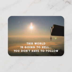 Gospel Evangelism Invite Salvation pocket keepsake