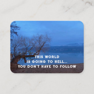 Gospel Evangelism Invite Salvation pocket keepsake