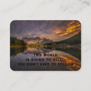 Gospel Evangelism Invite Salvation pocket keepsake