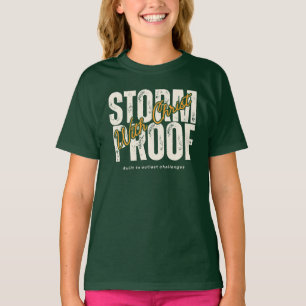 Gospel Faith Jesus Christ Prayer Green Graphic T-Shirt
