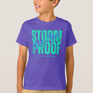 Gospel Faith Scripture Jesus Christ Purple T-Shirt