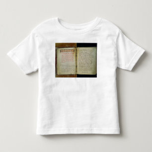 Gospel Folios of St. Sergius of Radonezh Toddler T-Shirt