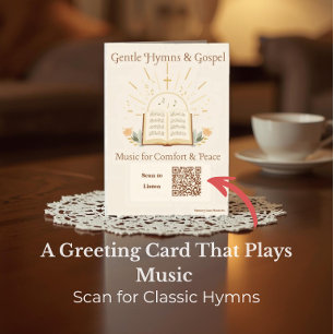 Gospel Hymns Playlist Greeting Card Dementia