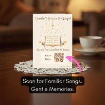 Gospel Hymns Playlist Greeting Card Dementia