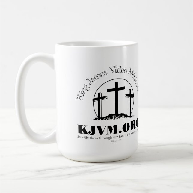 Gospel of John King James Bible Truth Coffee Mug (Left)