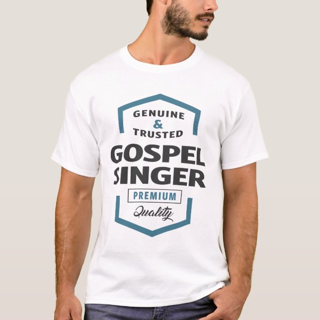 Gospel Singer Logo Gifts.  T-Shirt (Front)