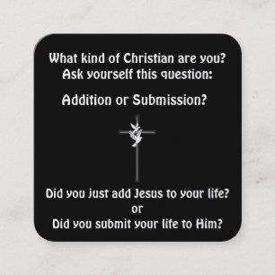 Gospel Tract Card
