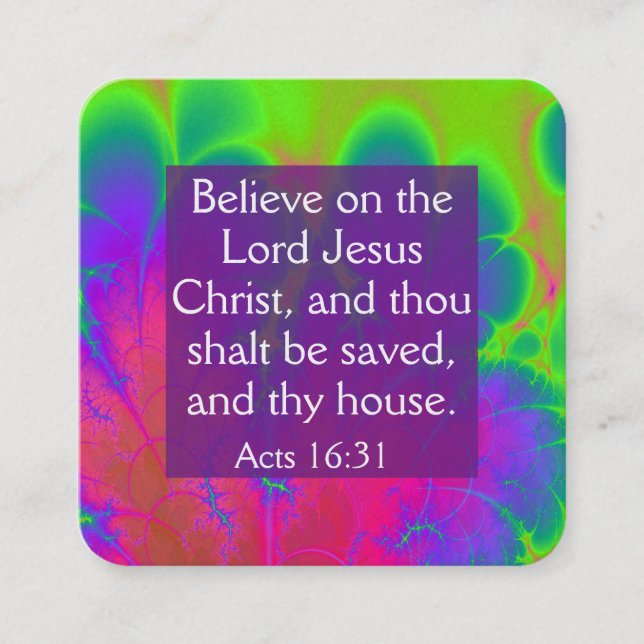 Gospel Tract Card (Front)