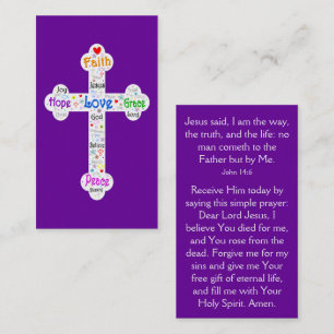 Gospel Tract Card