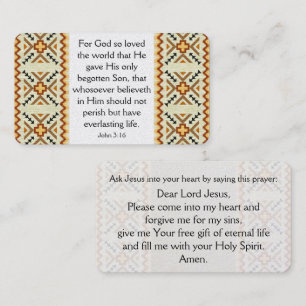 Gospel Tract Card