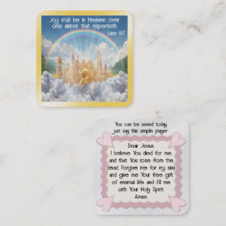 Gospel Tract Card