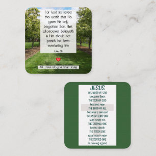 Gospel Tract Card