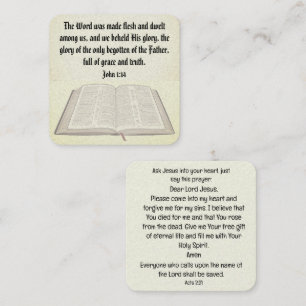 Gospel Tract Card