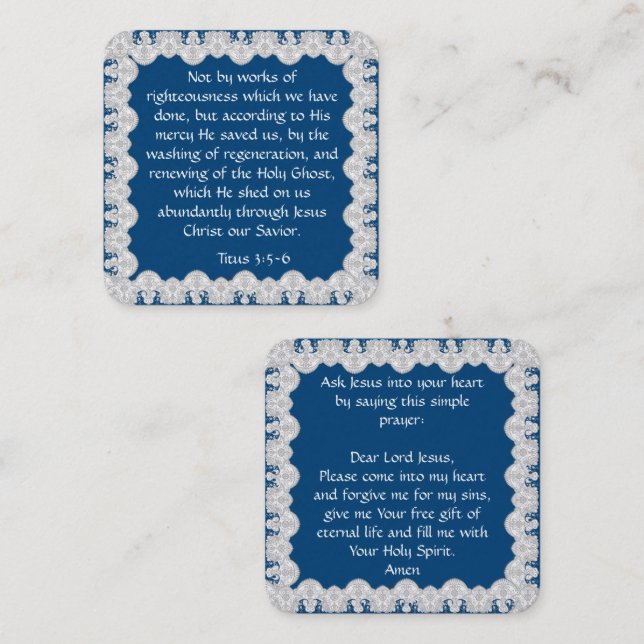 Gospel Tract Card (Front/Back)