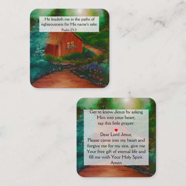 Gospel Tract Card (Front/Back)