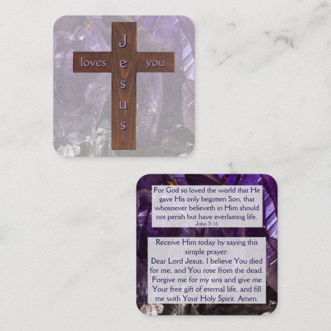 Gospel Tract Card (Front/Back)