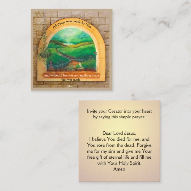 Gospel Tract Card (Front/Back)
