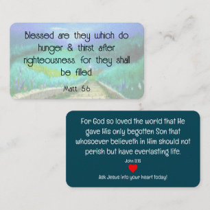Gospel Tract Card