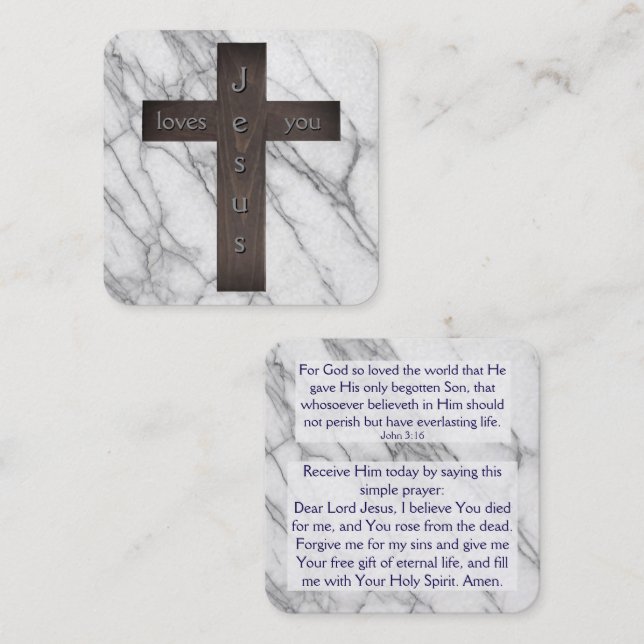 Gospel Tract Card (Front/Back)