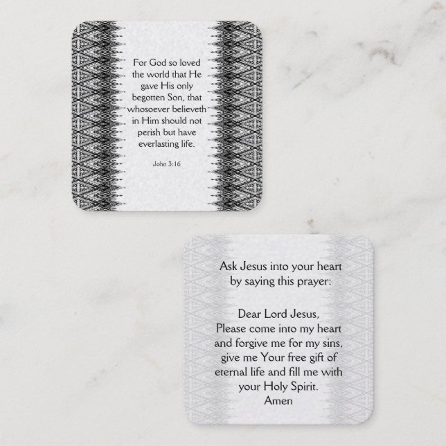 Gospel Tract Card (Front/Back)