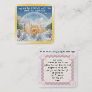 Gospel Tract Card